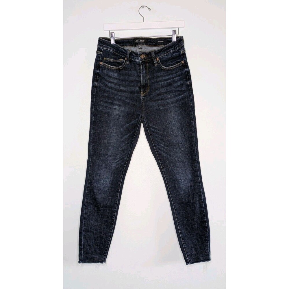 Judy Blue Jeans Womens 11/30 Blue Skinny Fit Hi Rise Stretch Denim Casual